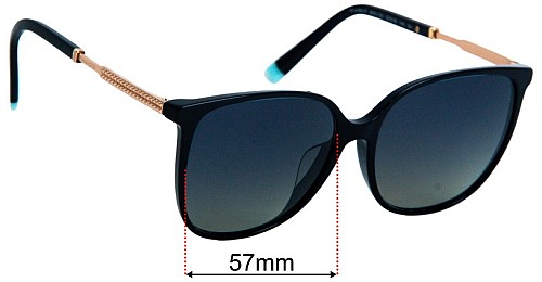 ティファニー Tiffany & Co TF 4184-F 57mm Replacement Lenses